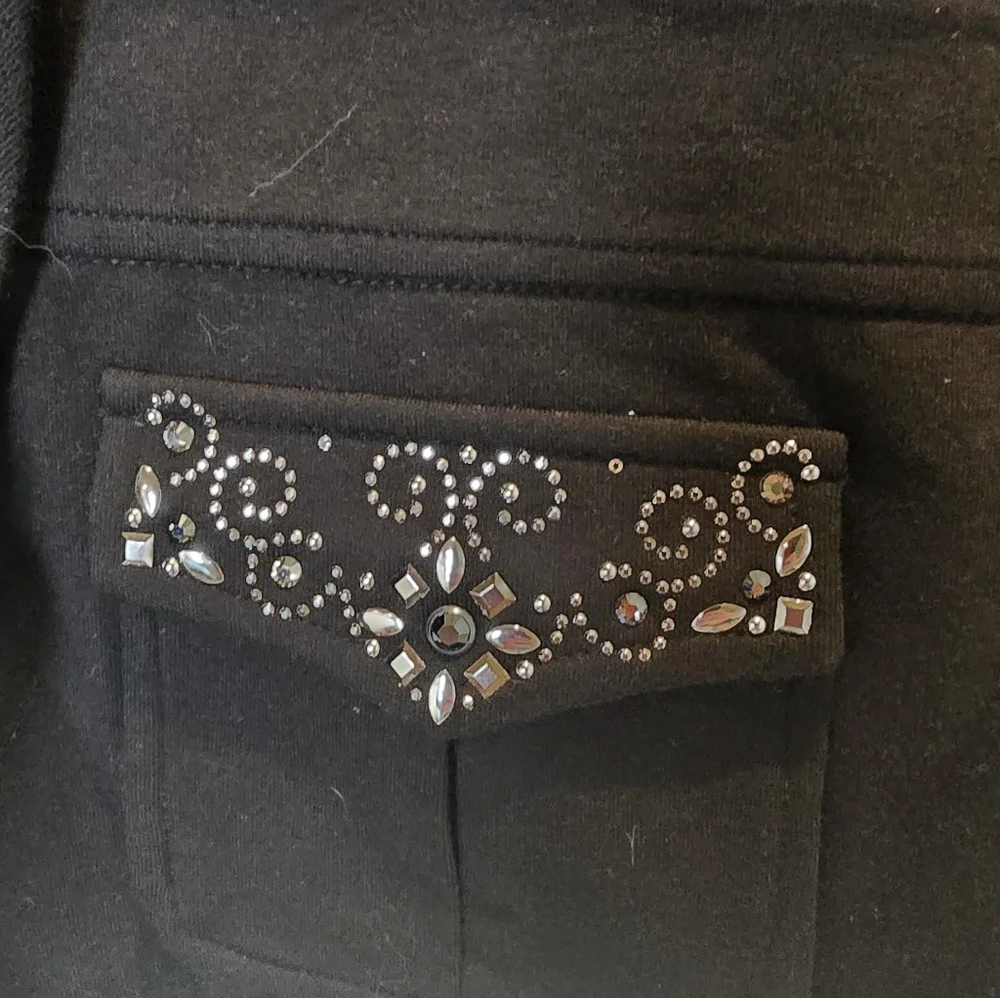 Christine Alexander Black Blazer with Silver Swarovski Embellishments NWT - Picture 4 of 8